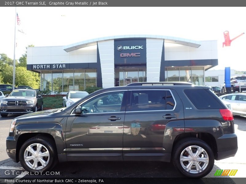 Graphite Gray Metallic / Jet Black 2017 GMC Terrain SLE