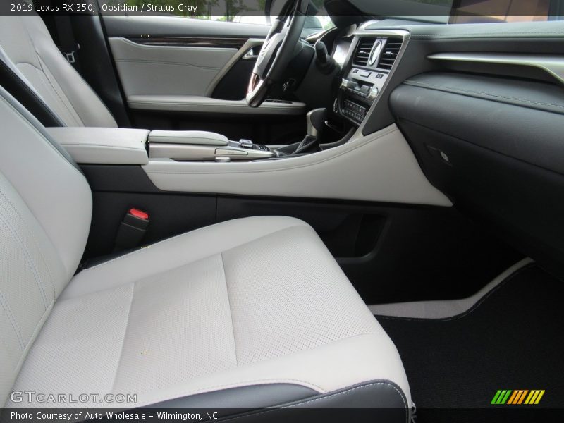 Obsidian / Stratus Gray 2019 Lexus RX 350