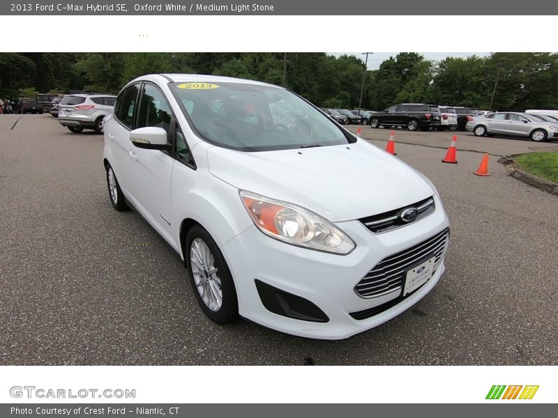 Oxford White / Medium Light Stone 2013 Ford C-Max Hybrid SE