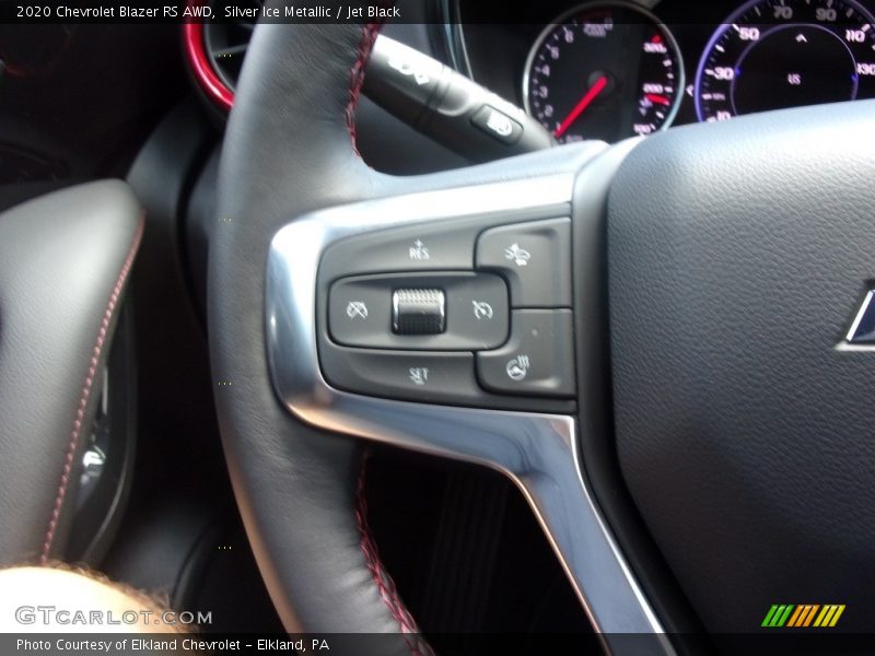 Silver Ice Metallic / Jet Black 2020 Chevrolet Blazer RS AWD