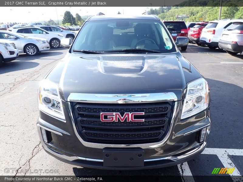Graphite Gray Metallic / Jet Black 2017 GMC Terrain SLE