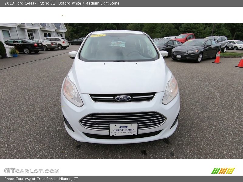 Oxford White / Medium Light Stone 2013 Ford C-Max Hybrid SE