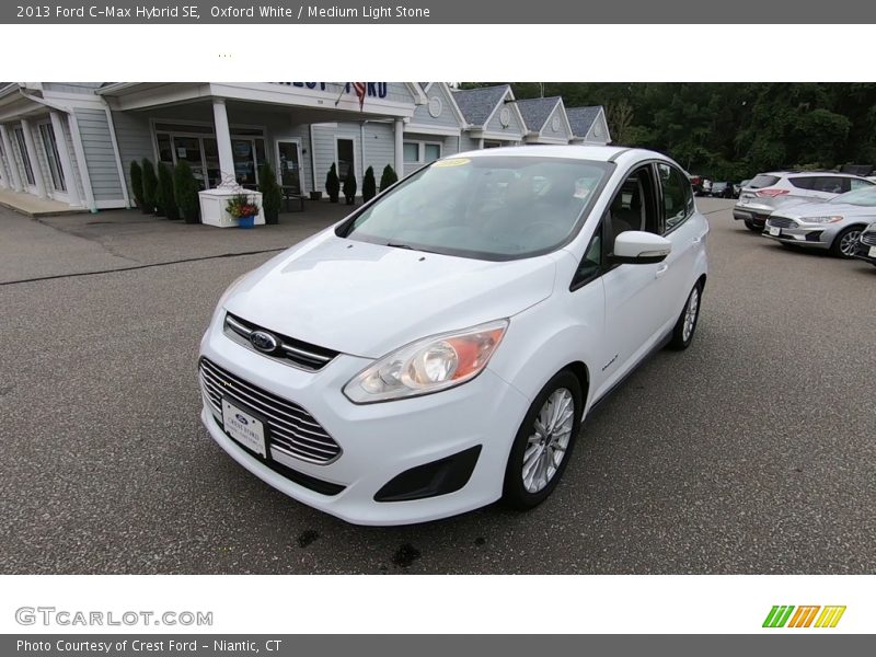 Oxford White / Medium Light Stone 2013 Ford C-Max Hybrid SE