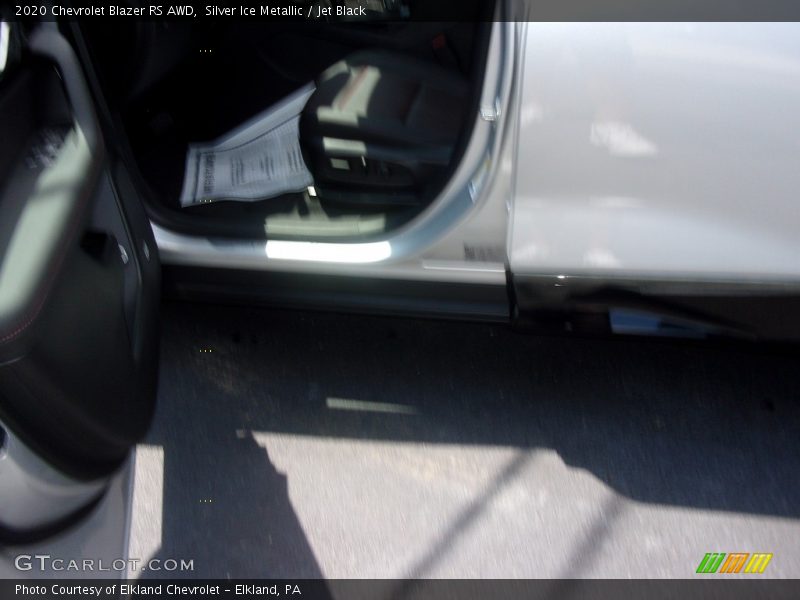 Silver Ice Metallic / Jet Black 2020 Chevrolet Blazer RS AWD
