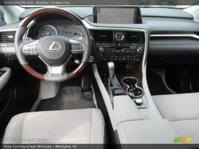 Obsidian / Stratus Gray 2019 Lexus RX 350