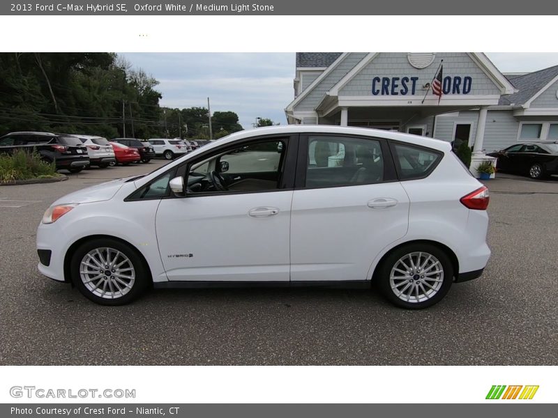 Oxford White / Medium Light Stone 2013 Ford C-Max Hybrid SE