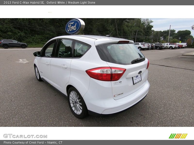 Oxford White / Medium Light Stone 2013 Ford C-Max Hybrid SE