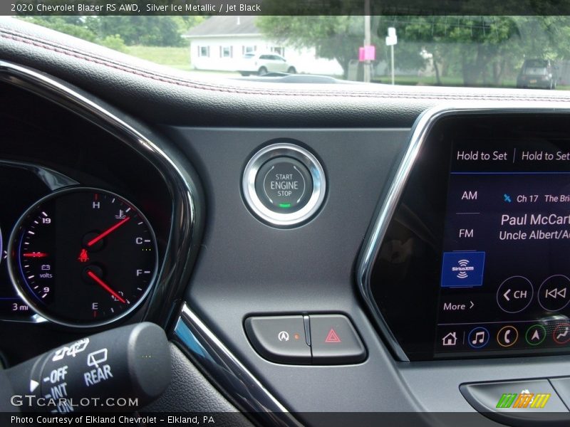 Silver Ice Metallic / Jet Black 2020 Chevrolet Blazer RS AWD