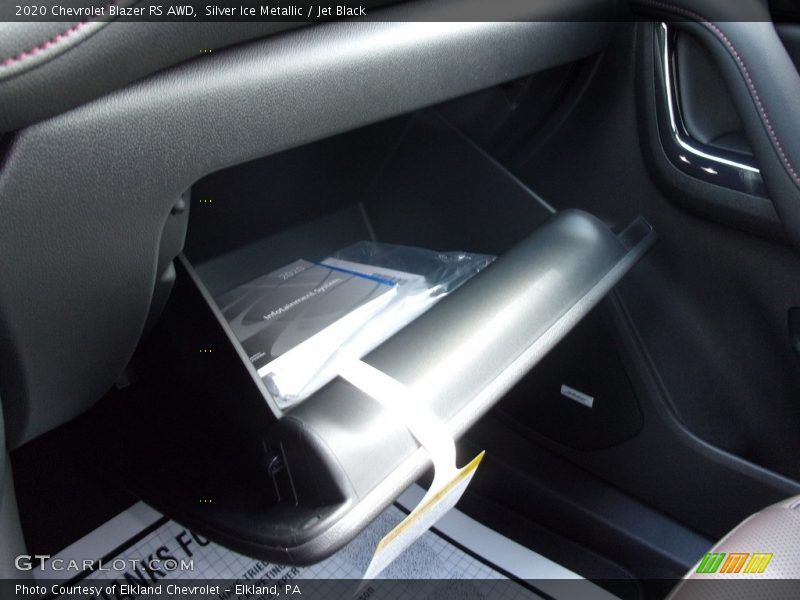 Silver Ice Metallic / Jet Black 2020 Chevrolet Blazer RS AWD