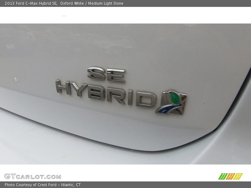 Oxford White / Medium Light Stone 2013 Ford C-Max Hybrid SE