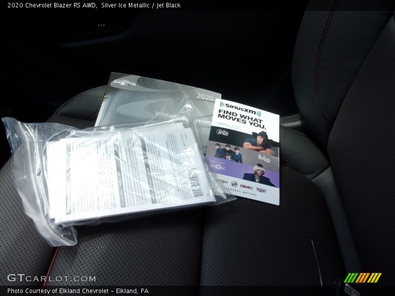 Silver Ice Metallic / Jet Black 2020 Chevrolet Blazer RS AWD