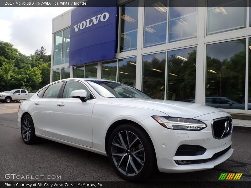 Ice White / Blonde 2017 Volvo S90 T6 AWD