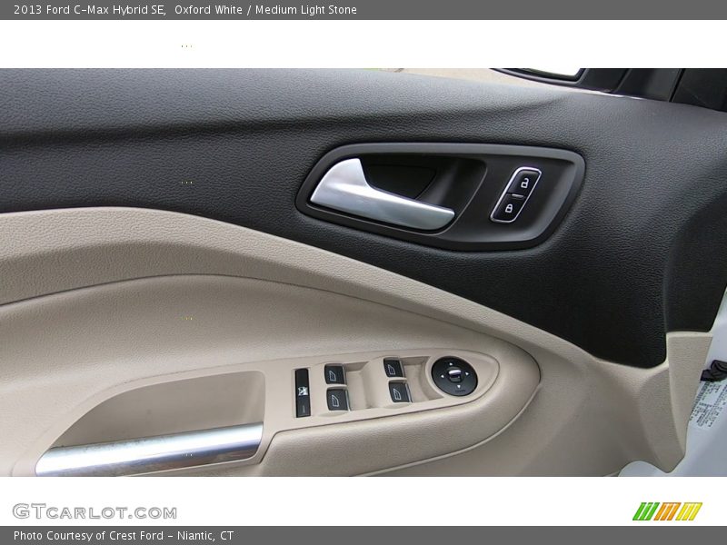 Oxford White / Medium Light Stone 2013 Ford C-Max Hybrid SE