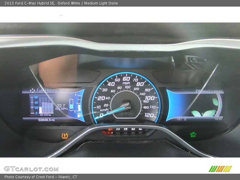 Oxford White / Medium Light Stone 2013 Ford C-Max Hybrid SE