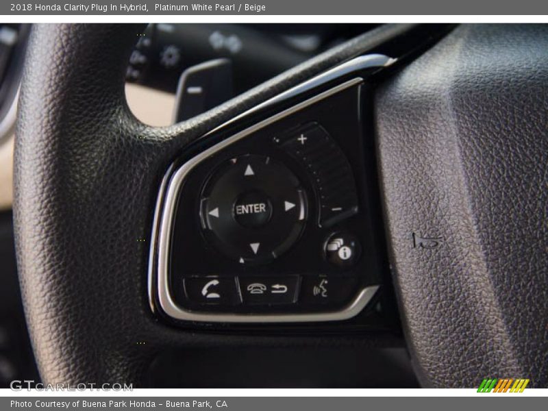 Platinum White Pearl / Beige 2018 Honda Clarity Plug In Hybrid