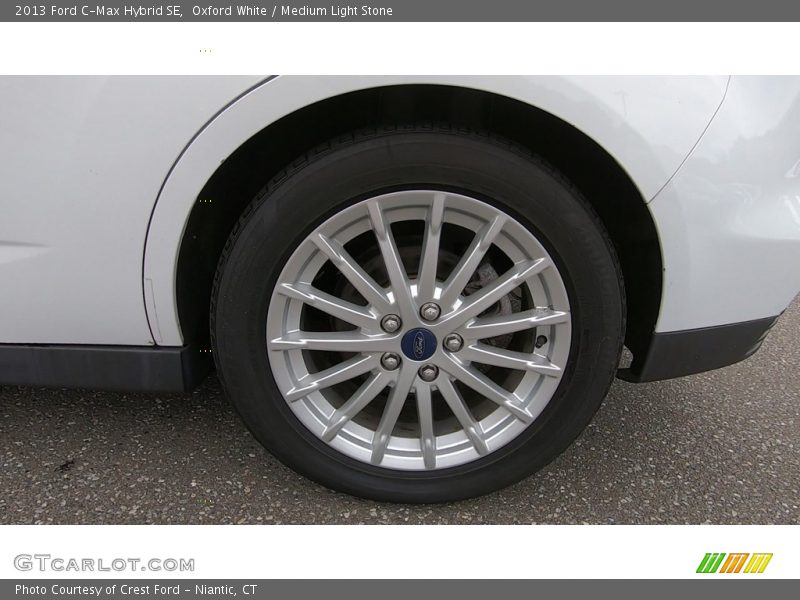 Oxford White / Medium Light Stone 2013 Ford C-Max Hybrid SE