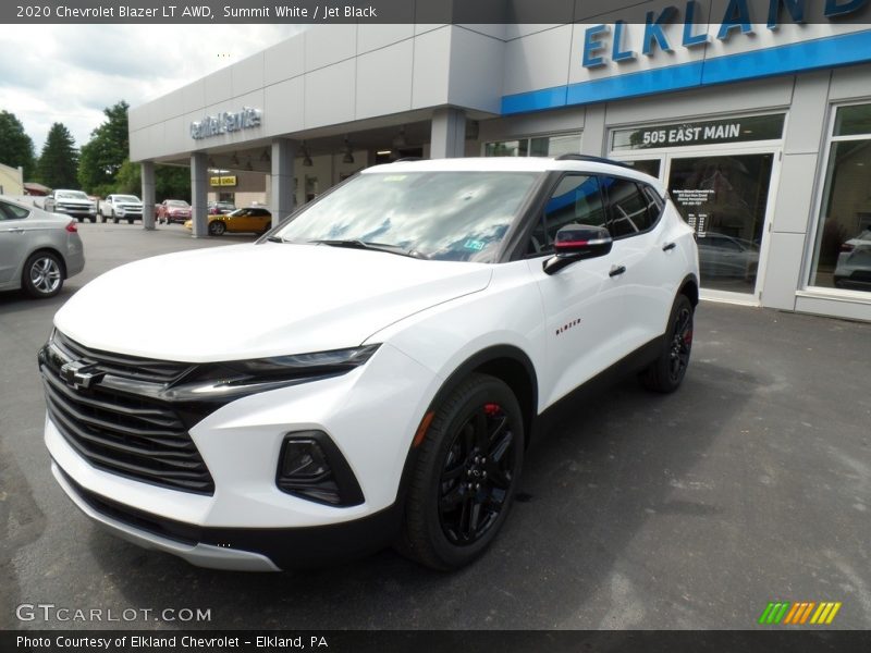 Summit White / Jet Black 2020 Chevrolet Blazer LT AWD