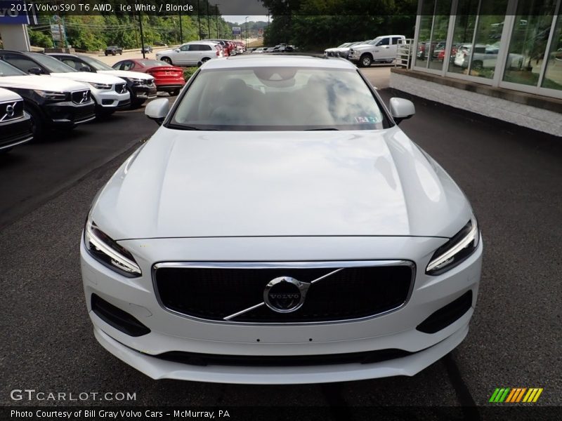 Ice White / Blonde 2017 Volvo S90 T6 AWD