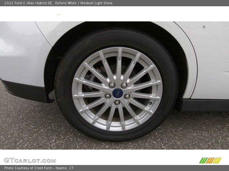 Oxford White / Medium Light Stone 2013 Ford C-Max Hybrid SE