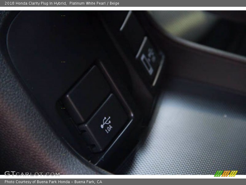 Platinum White Pearl / Beige 2018 Honda Clarity Plug In Hybrid