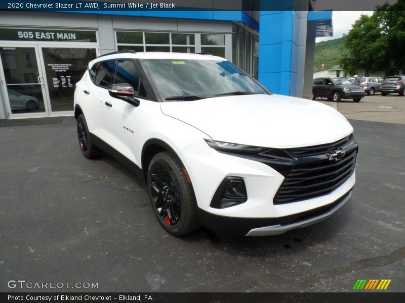 Summit White / Jet Black 2020 Chevrolet Blazer LT AWD