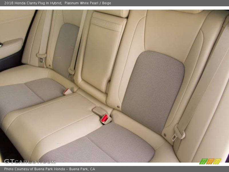 Platinum White Pearl / Beige 2018 Honda Clarity Plug In Hybrid