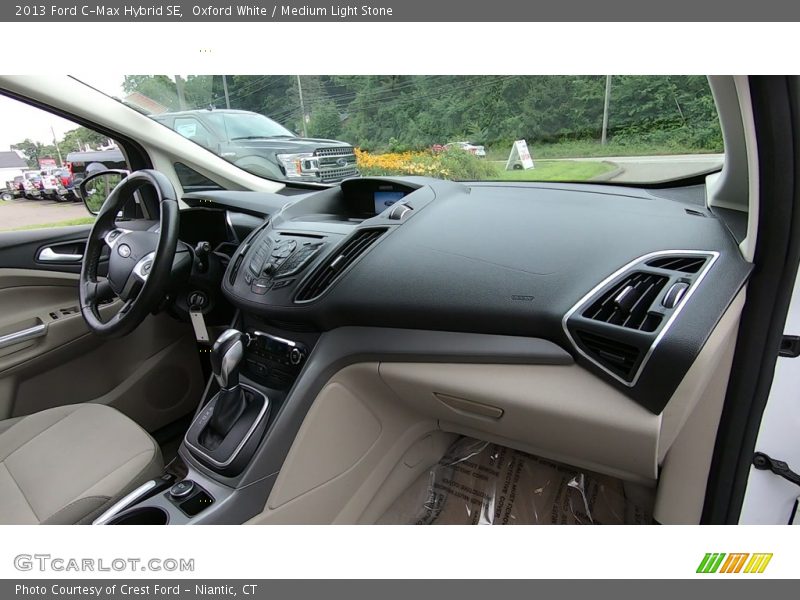 Oxford White / Medium Light Stone 2013 Ford C-Max Hybrid SE