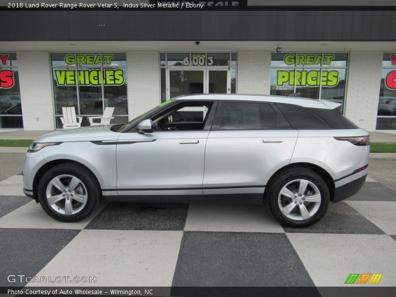 Indus Silver Metallic / Ebony 2018 Land Rover Range Rover Velar S