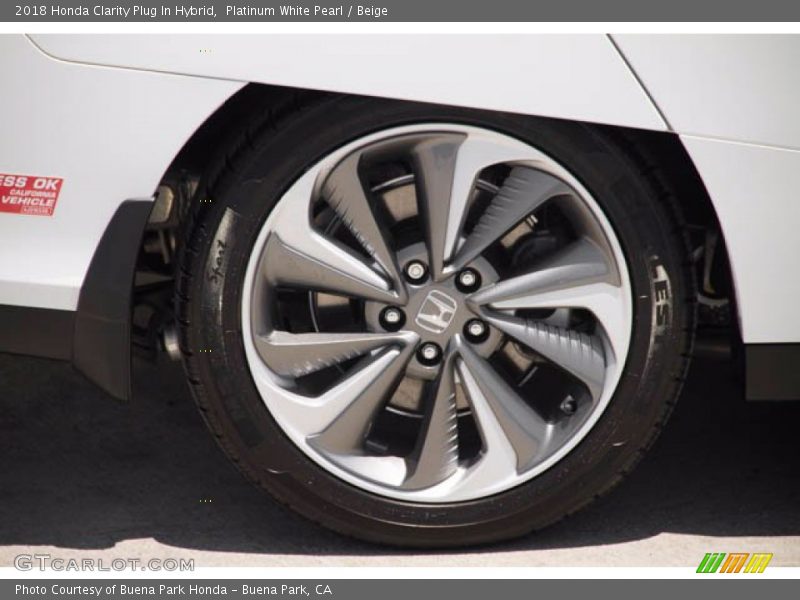 Platinum White Pearl / Beige 2018 Honda Clarity Plug In Hybrid