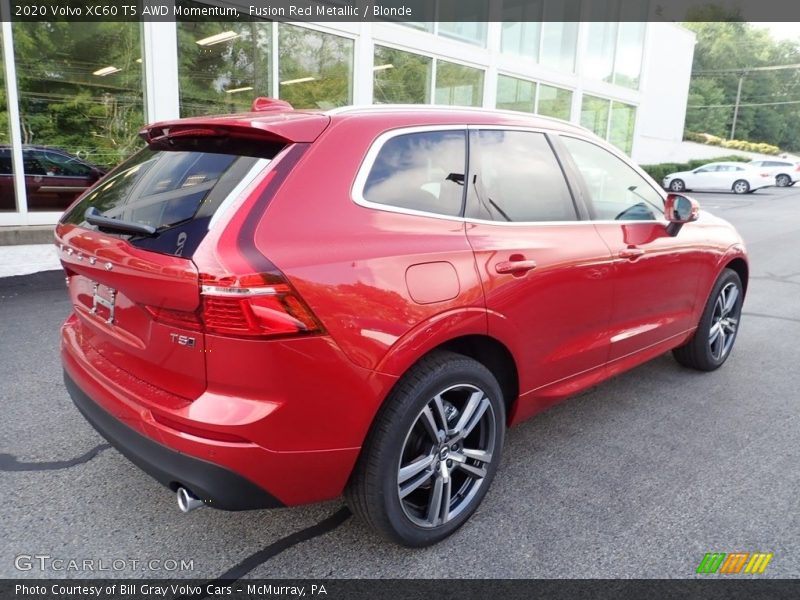 Fusion Red Metallic / Blonde 2020 Volvo XC60 T5 AWD Momentum