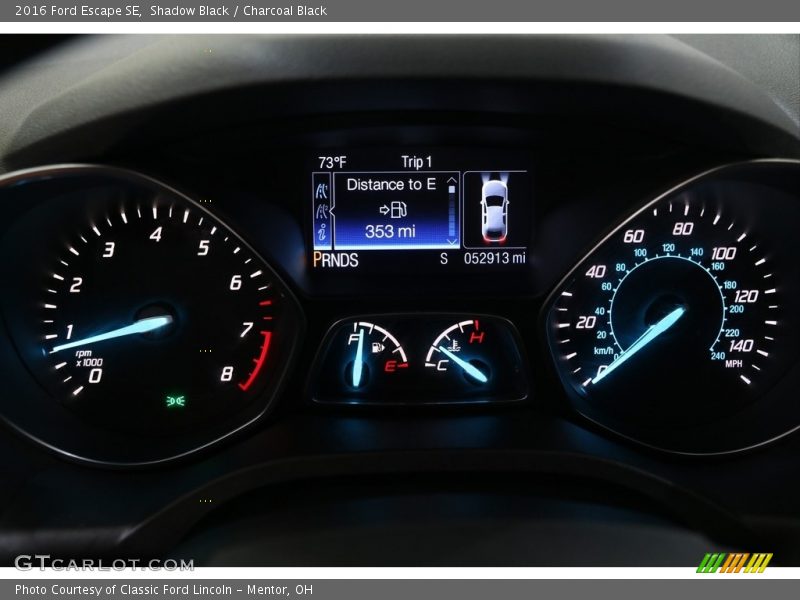 Shadow Black / Charcoal Black 2016 Ford Escape SE