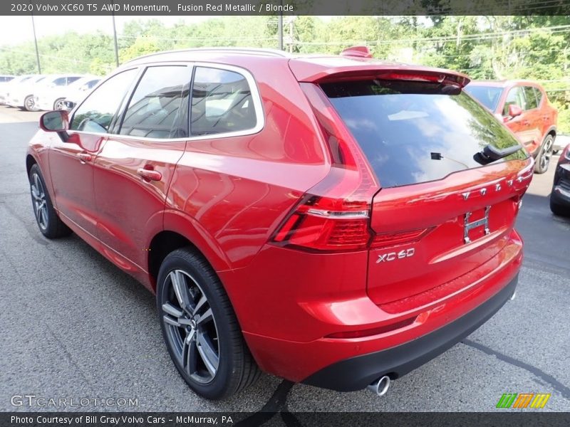 Fusion Red Metallic / Blonde 2020 Volvo XC60 T5 AWD Momentum