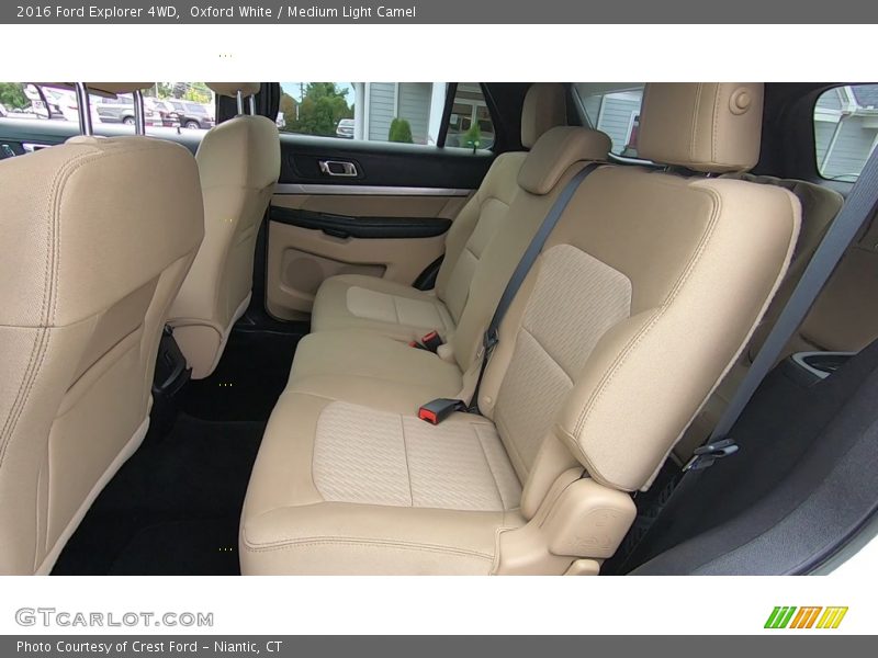 Oxford White / Medium Light Camel 2016 Ford Explorer 4WD