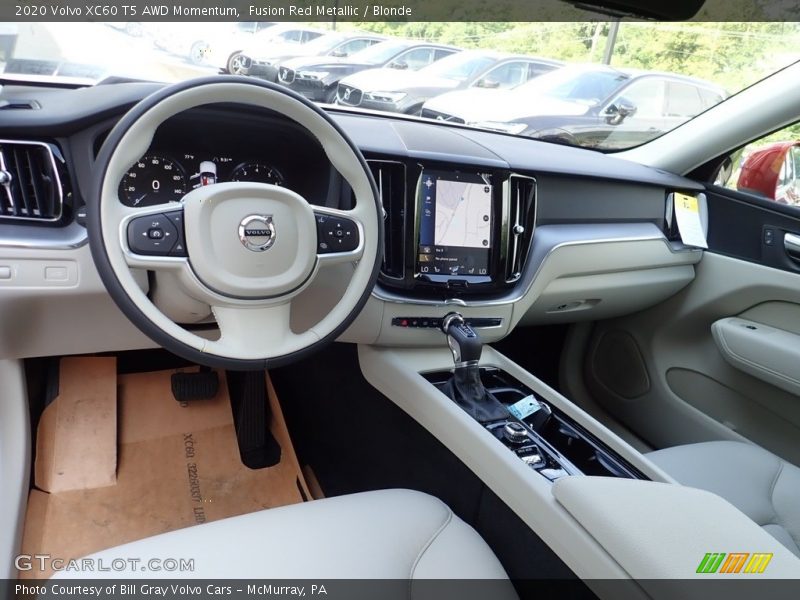  2020 XC60 T5 AWD Momentum Blonde Interior