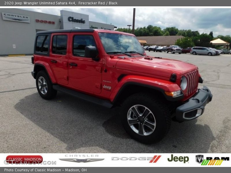 Firecracker Red / Black 2020 Jeep Wrangler Unlimited Sahara 4x4