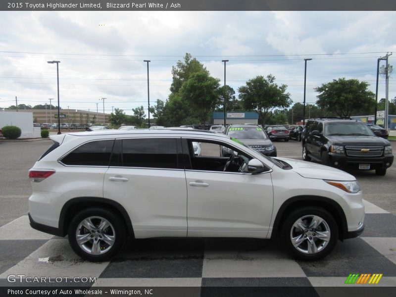 Blizzard Pearl White / Ash 2015 Toyota Highlander Limited