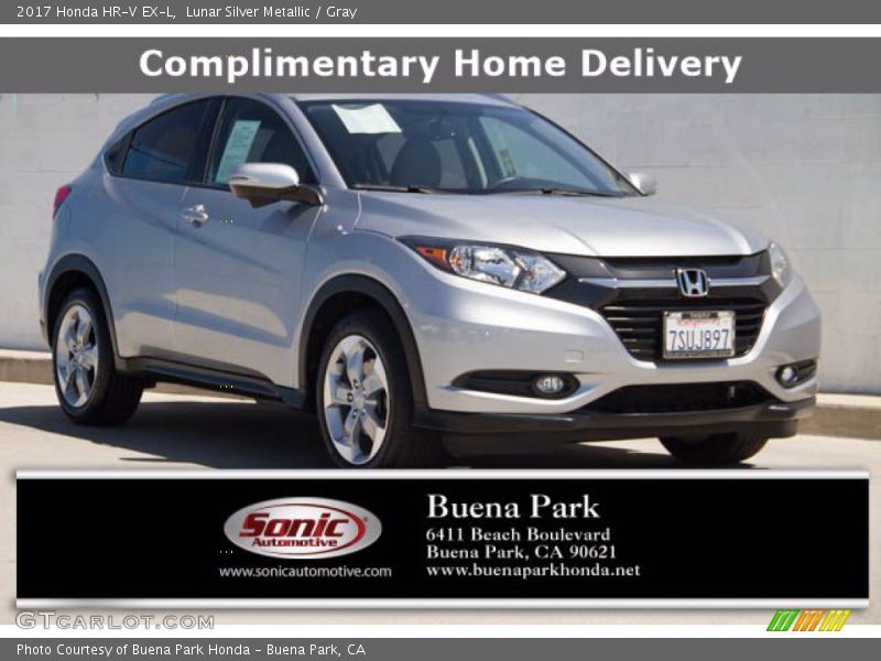 Lunar Silver Metallic / Gray 2017 Honda HR-V EX-L