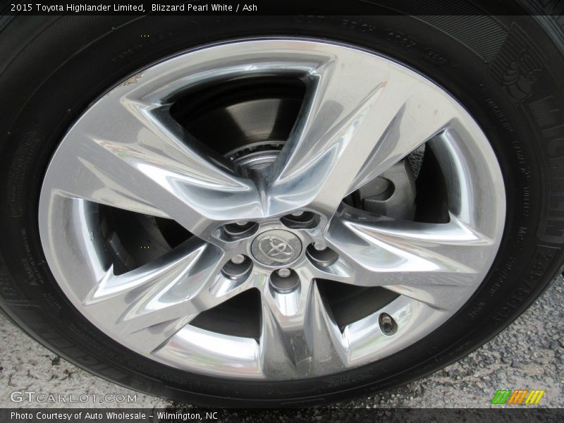Blizzard Pearl White / Ash 2015 Toyota Highlander Limited