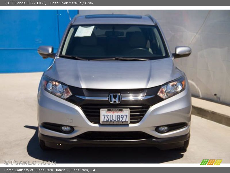 Lunar Silver Metallic / Gray 2017 Honda HR-V EX-L