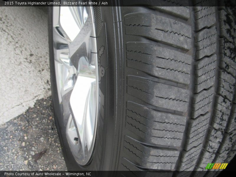 Blizzard Pearl White / Ash 2015 Toyota Highlander Limited