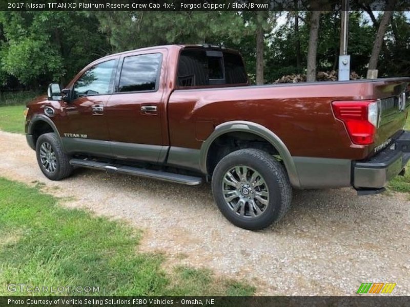 Forged Copper / Black/Brown 2017 Nissan TITAN XD Platinum Reserve Crew Cab 4x4