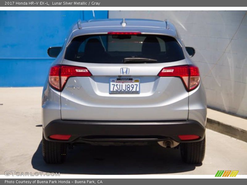 Lunar Silver Metallic / Gray 2017 Honda HR-V EX-L