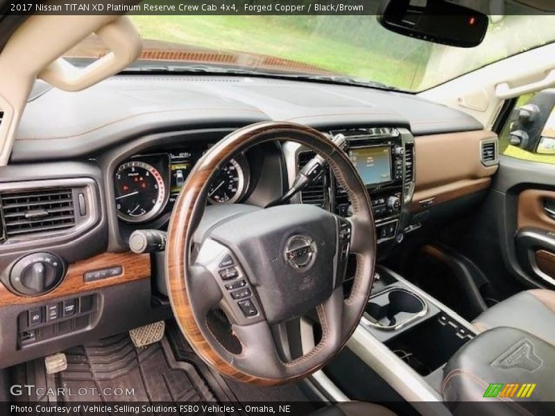 Dashboard of 2017 TITAN XD Platinum Reserve Crew Cab 4x4