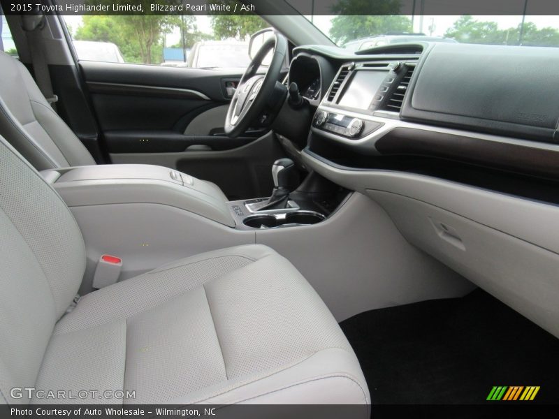 Blizzard Pearl White / Ash 2015 Toyota Highlander Limited