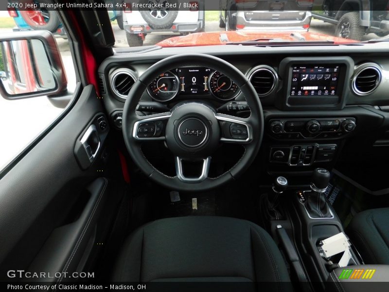 Dashboard of 2020 Wrangler Unlimited Sahara 4x4