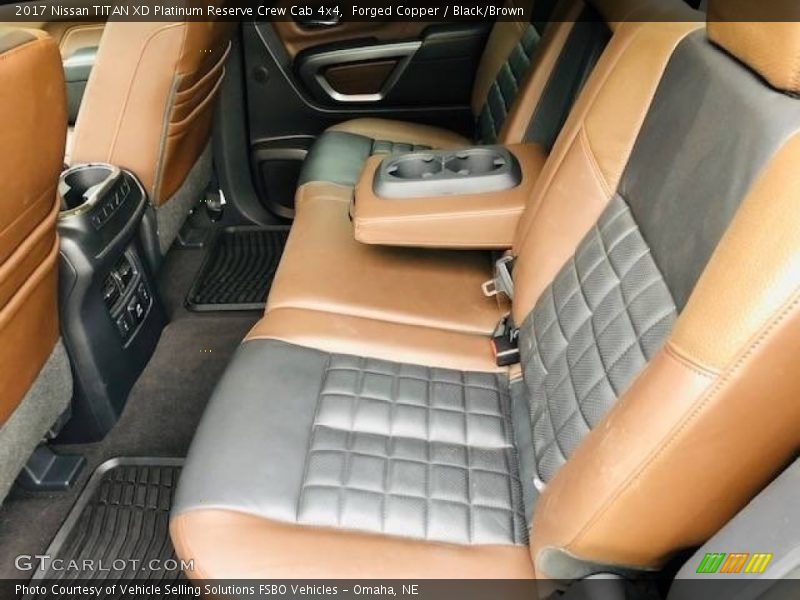 Rear Seat of 2017 TITAN XD Platinum Reserve Crew Cab 4x4