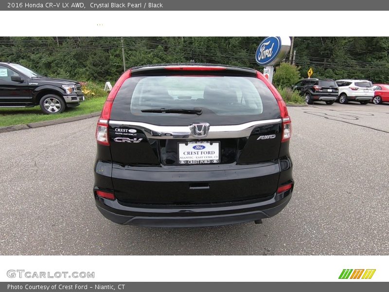Crystal Black Pearl / Black 2016 Honda CR-V LX AWD