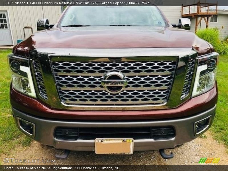 Forged Copper / Black/Brown 2017 Nissan TITAN XD Platinum Reserve Crew Cab 4x4