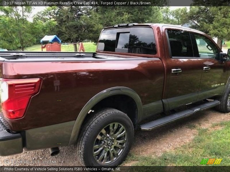 Forged Copper / Black/Brown 2017 Nissan TITAN XD Platinum Reserve Crew Cab 4x4