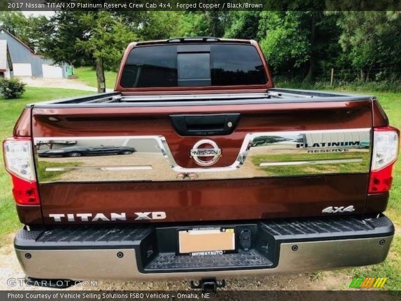 Forged Copper / Black/Brown 2017 Nissan TITAN XD Platinum Reserve Crew Cab 4x4